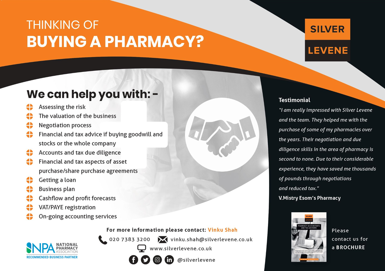 Silver Levene - Are you thinking of buying a pharmacy?